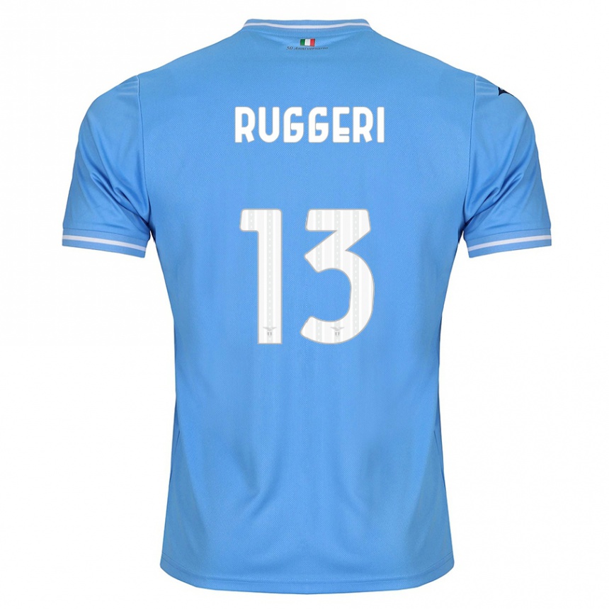 Niño Fútbol Camiseta Fabio Ruggeri #13 Azul 1ª Equipación 2023/24 Perú