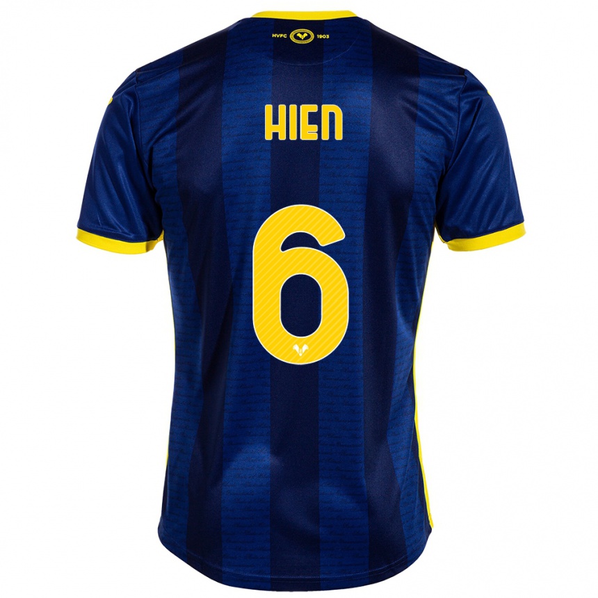 Niño Fútbol Camiseta Isak Hien #6 Armada 1ª Equipación 2023/24 Perú