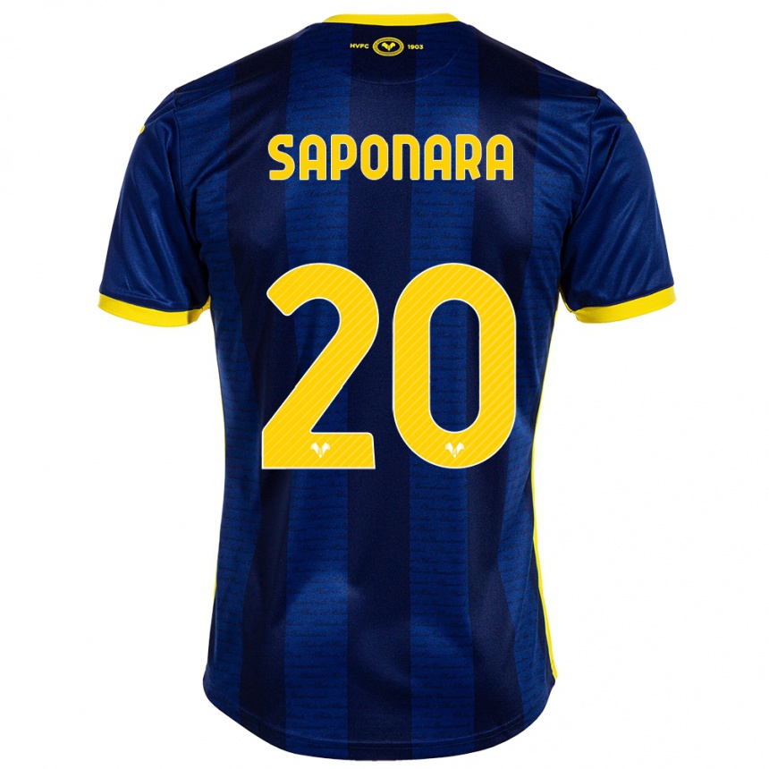 Niño Fútbol Camiseta Riccardo Saponara #20 Armada 1ª Equipación 2023/24 Perú