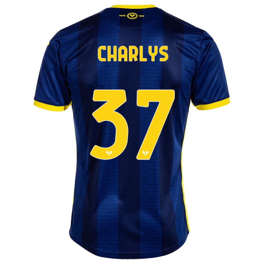 Niño Fútbol Camiseta Charlys #37 Armada 1ª Equipación 2023/24 Perú