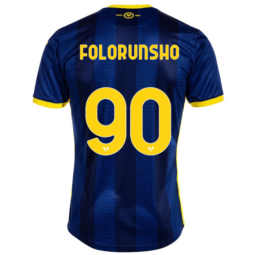 Niño Fútbol Camiseta Michael Folorunsho #90 Armada 1ª Equipación 2023/24 Perú