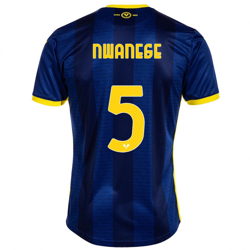 Niño Fútbol Camiseta Karlson Nwanege #5 Armada 1ª Equipación 2023/24 Perú