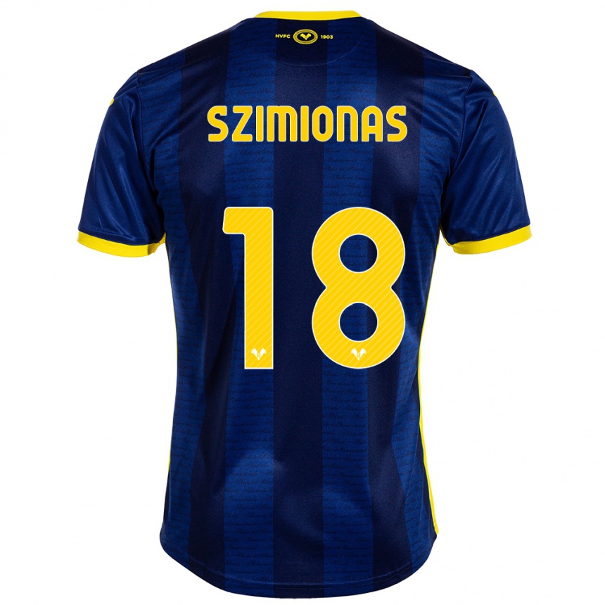 Niño Fútbol Camiseta Luca Szimionas #18 Armada 1ª Equipación 2023/24 Perú