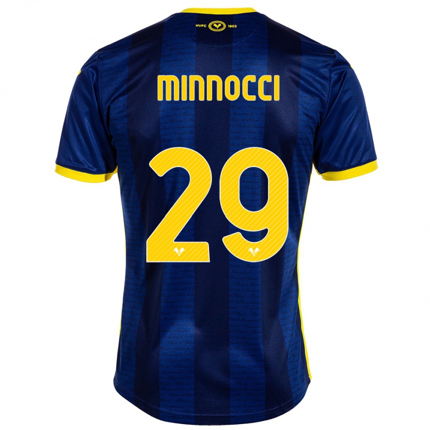 Niño Fútbol Camiseta Valerio Minnocci #29 Armada 1ª Equipación 2023/24 Perú