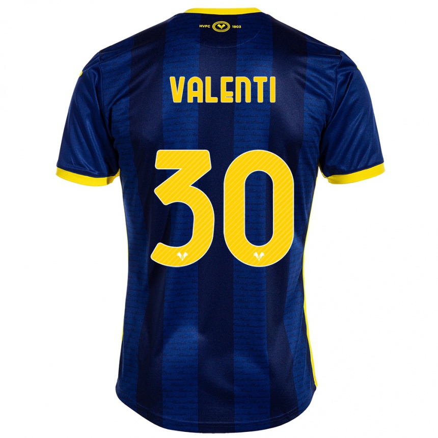 Niño Fútbol Camiseta Francesco Valenti #30 Armada 1ª Equipación 2023/24 Perú