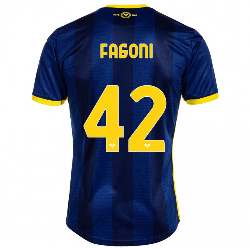 Niño Fútbol Camiseta Marco Fagoni #42 Armada 1ª Equipación 2023/24 Perú