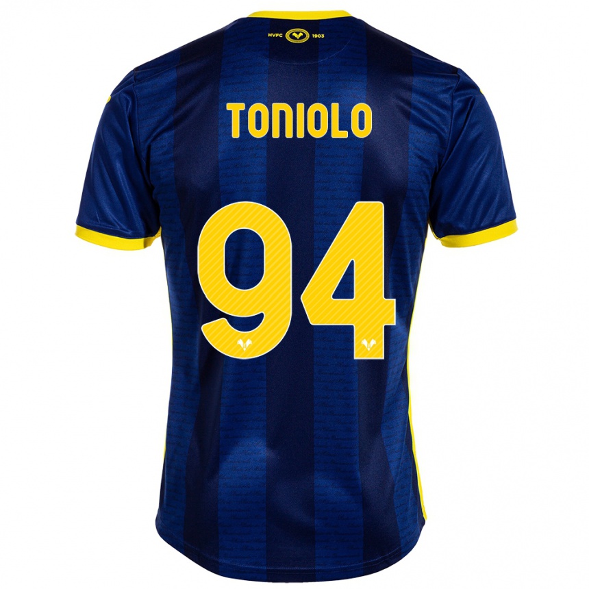 Niño Fútbol Camiseta Giacomo Toniolo #94 Armada 1ª Equipación 2023/24 Perú