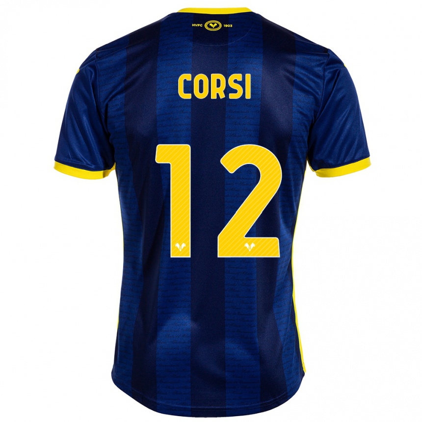 Niño Fútbol Camiseta Sara Corsi #12 Armada 1ª Equipación 2023/24 Perú