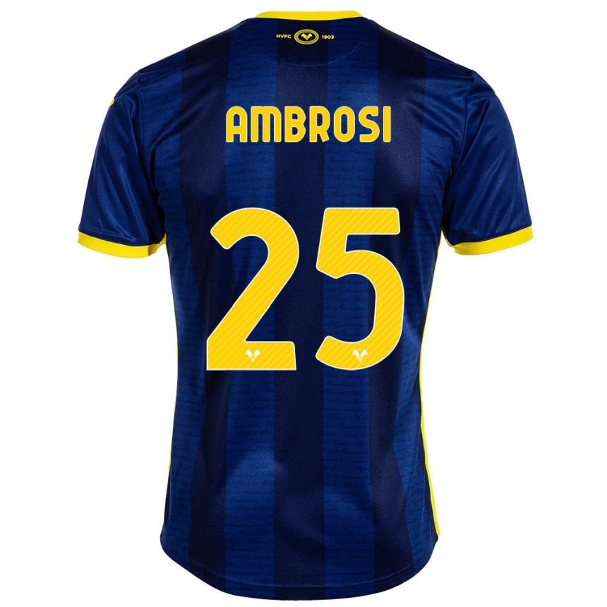 Niño Fútbol Camiseta Caterina Ambrosi #25 Armada 1ª Equipación 2023/24 Perú