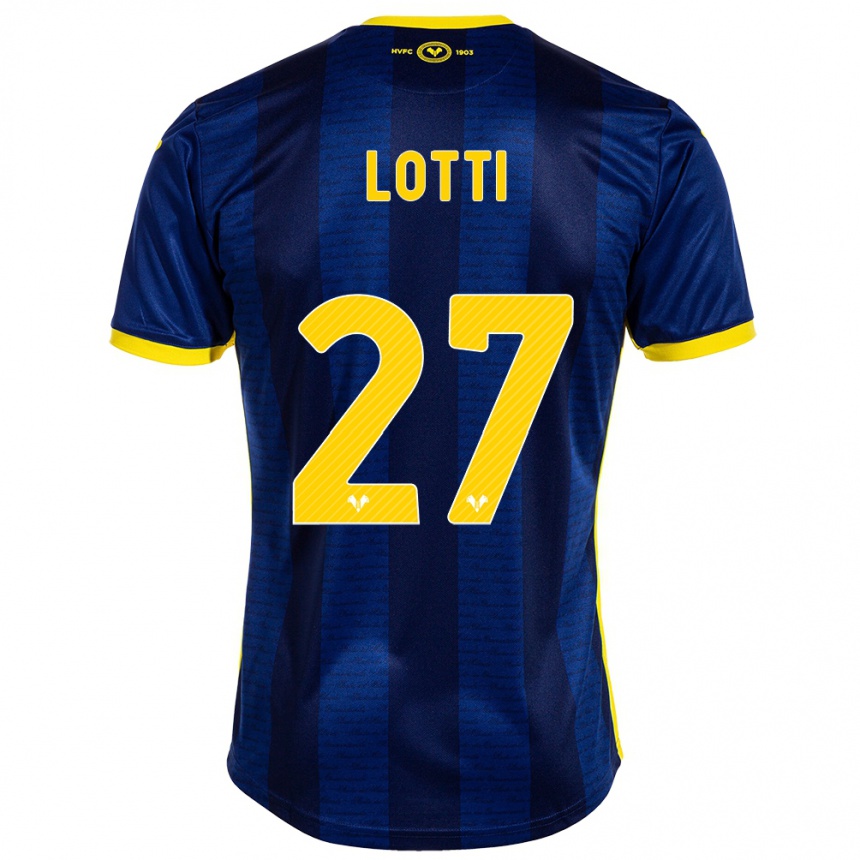 Niño Fútbol Camiseta Irene Lotti #27 Armada 1ª Equipación 2023/24 Perú