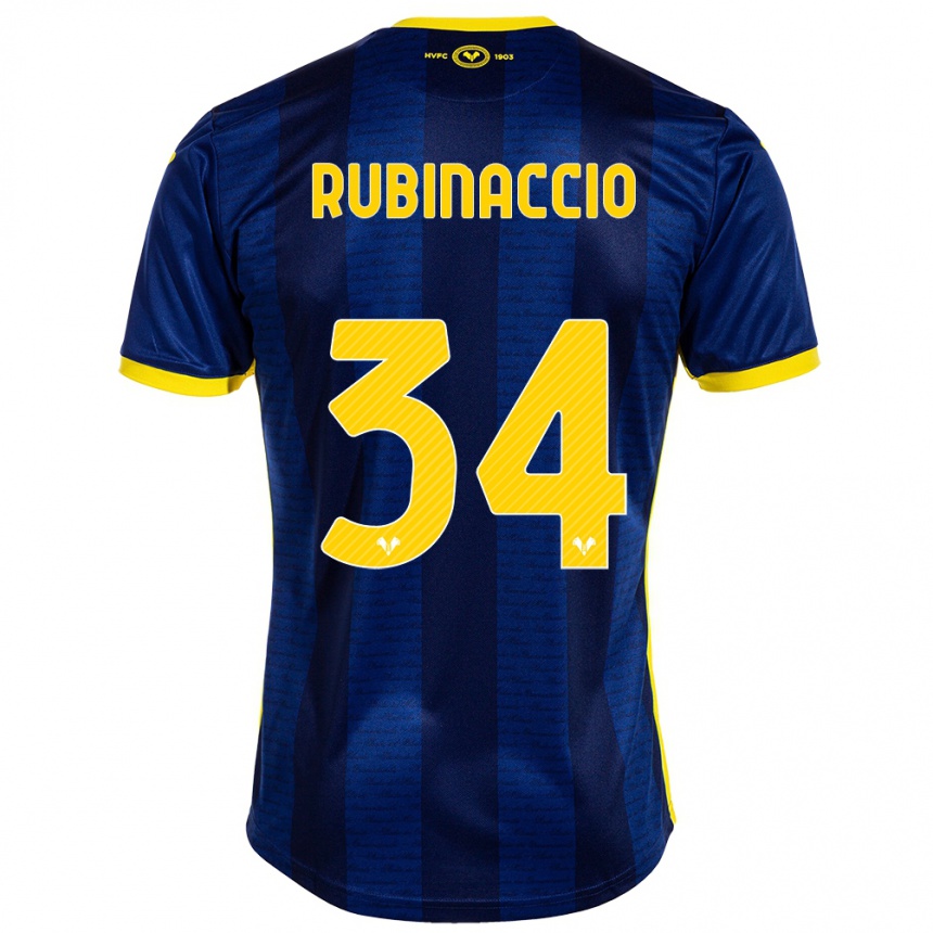 Niño Fútbol Camiseta Nikol Rubinaccio #34 Armada 1ª Equipación 2023/24 Perú