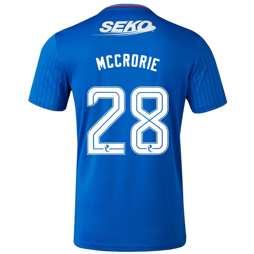 Niño Fútbol Camiseta Robby Mccrorie #28 Azul 1ª Equipación 2023/24 Perú