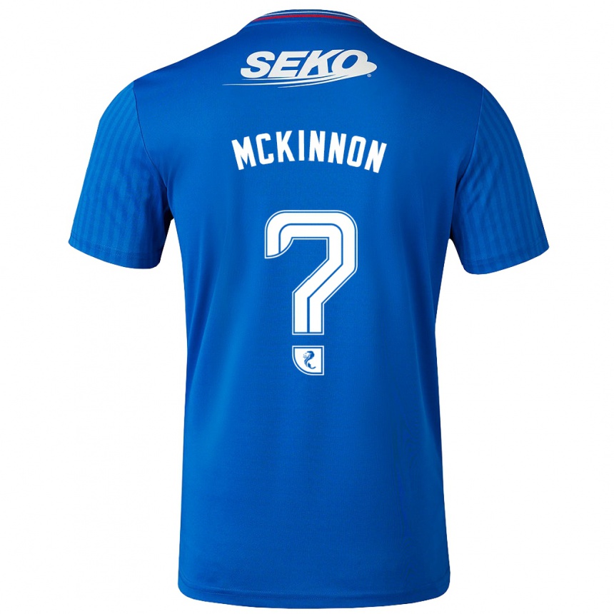 Niño Fútbol Camiseta Cole Mckinnon #0 Azul 1ª Equipación 2023/24 Perú