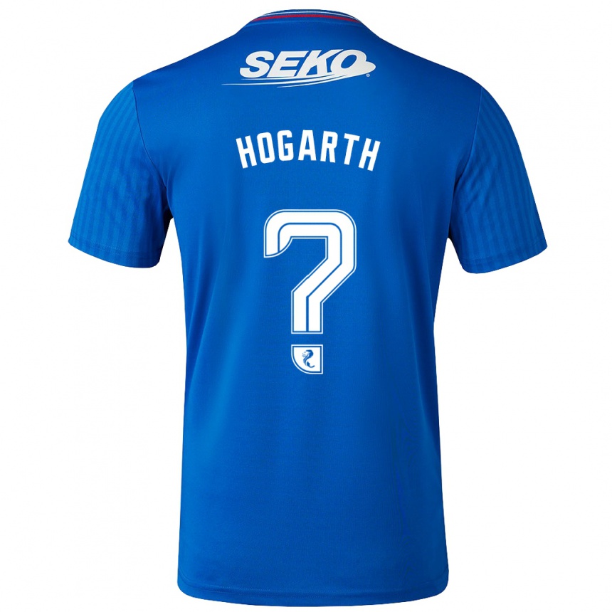 Niño Fútbol Camiseta Jay Hogarth #0 Azul 1ª Equipación 2023/24 Perú