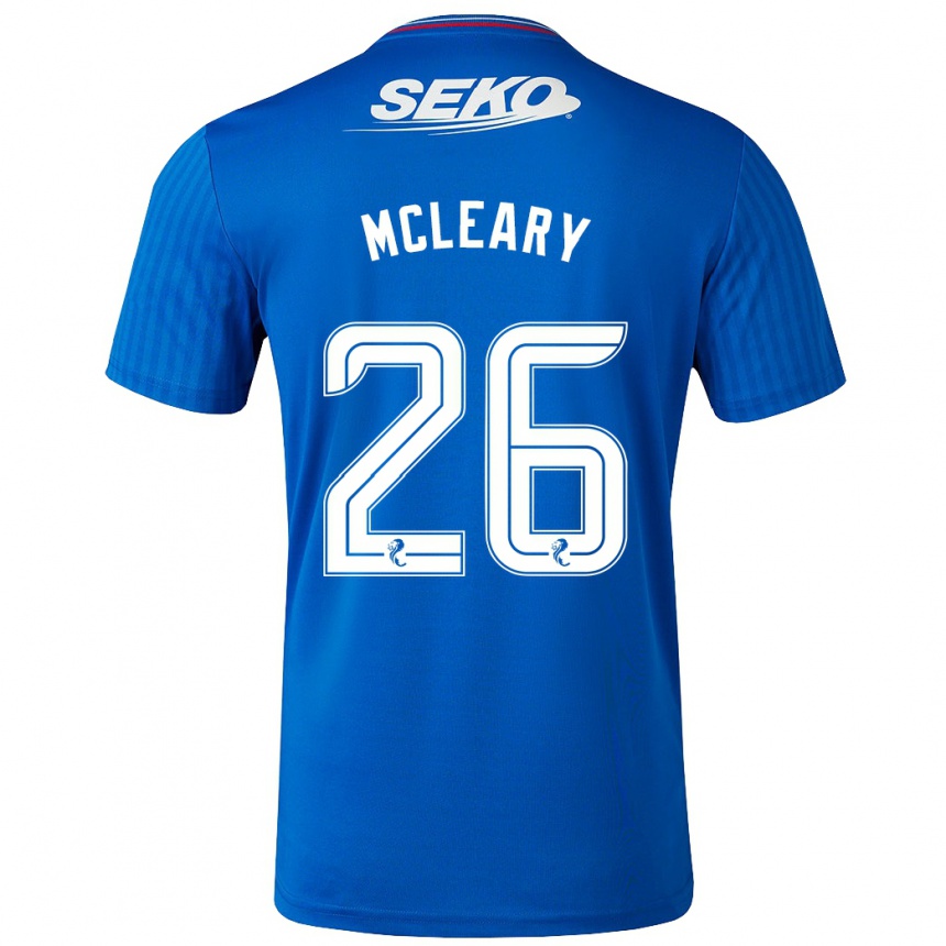 Niño Fútbol Camiseta Jodi Mcleary #26 Azul 1ª Equipación 2023/24 Perú