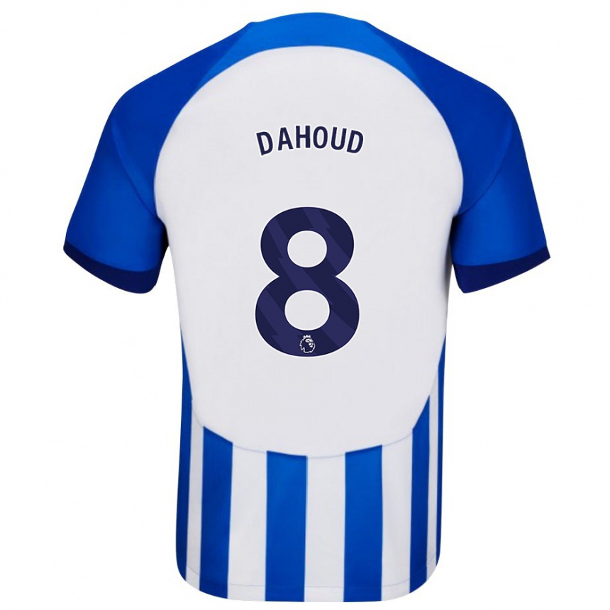 Niño Fútbol Camiseta Mahmoud Dahoud #8 Azul 1ª Equipación 2023/24 Perú