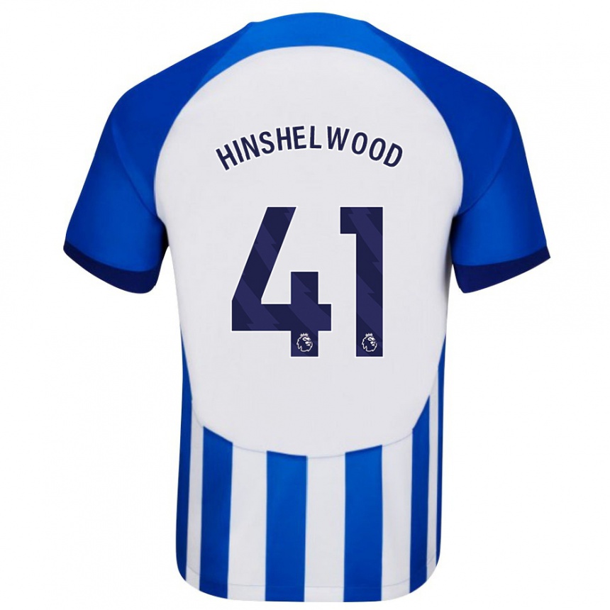 Niño Fútbol Camiseta Jack Hinshelwood #41 Azul 1ª Equipación 2023/24 Perú