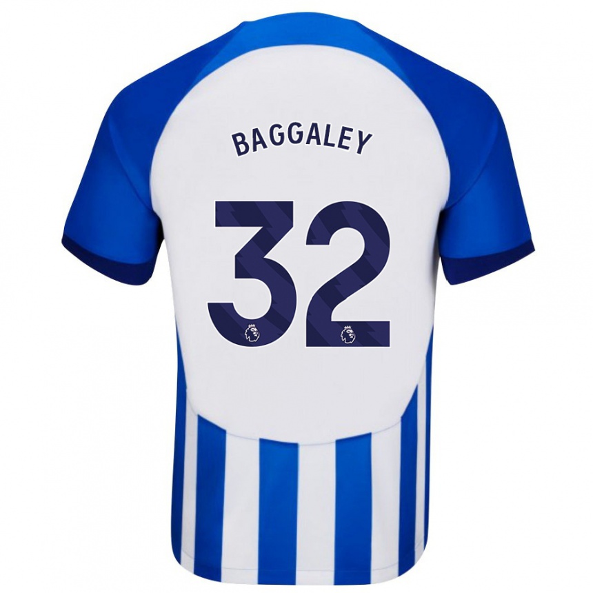 Niño Fútbol Camiseta Sophie Baggaley #32 Azul 1ª Equipación 2023/24 Perú