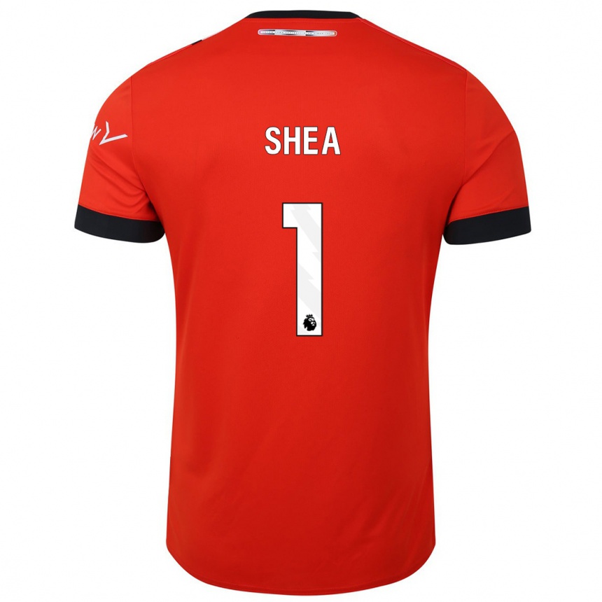 Niño Fútbol Camiseta James Shea #1 Rojo 1ª Equipación 2023/24 Perú