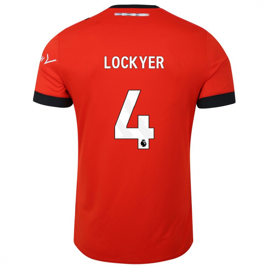 Niño Fútbol Camiseta Tom Lockyer #4 Rojo 1ª Equipación 2023/24 Perú