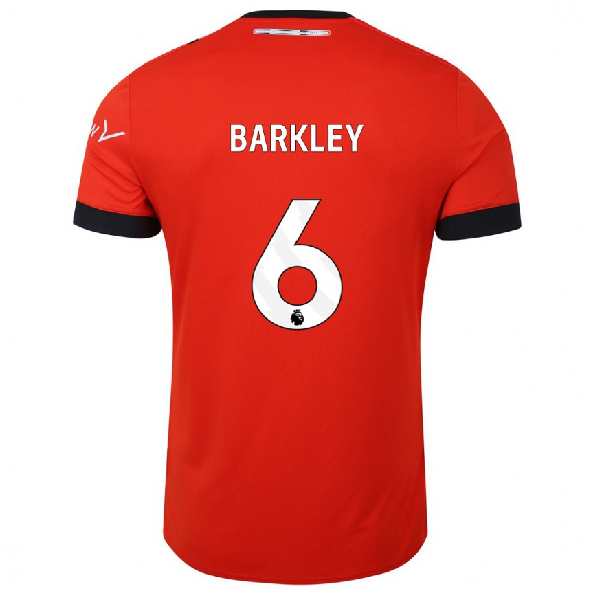 Niño Fútbol Camiseta Ross Barkley #6 Rojo 1ª Equipación 2023/24 Perú