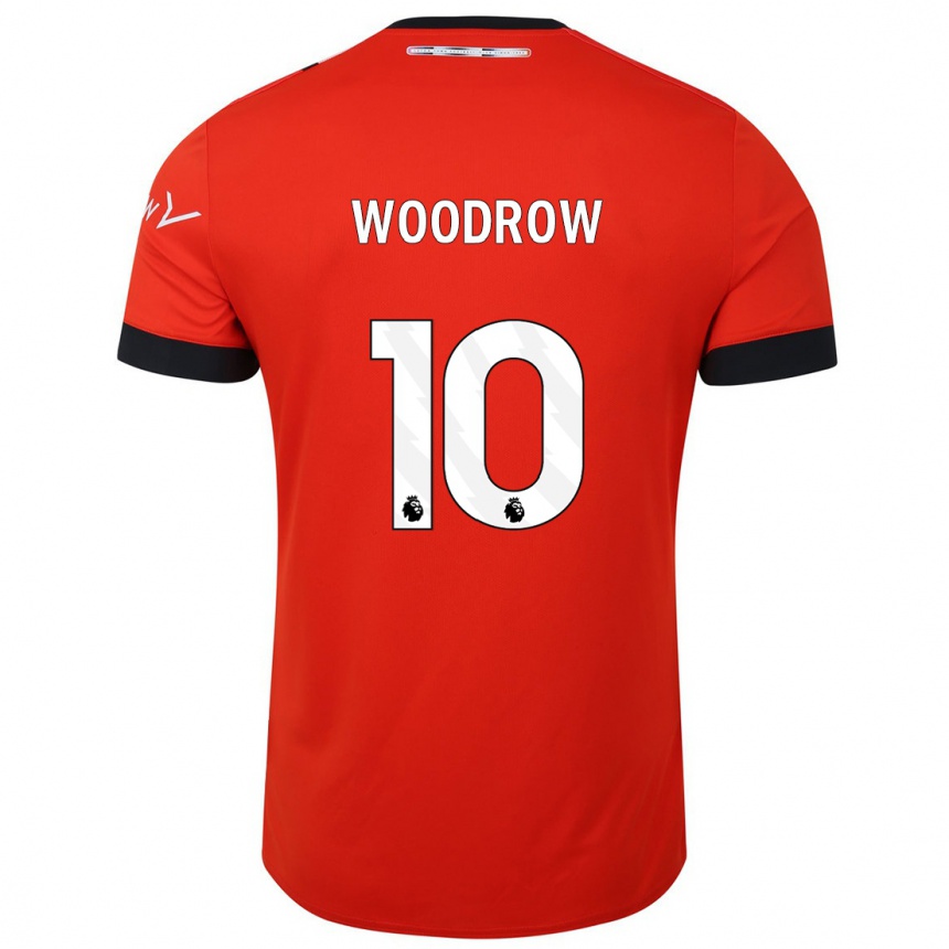 Niño Fútbol Camiseta Cauley Woodrow #10 Rojo 1ª Equipación 2023/24 Perú