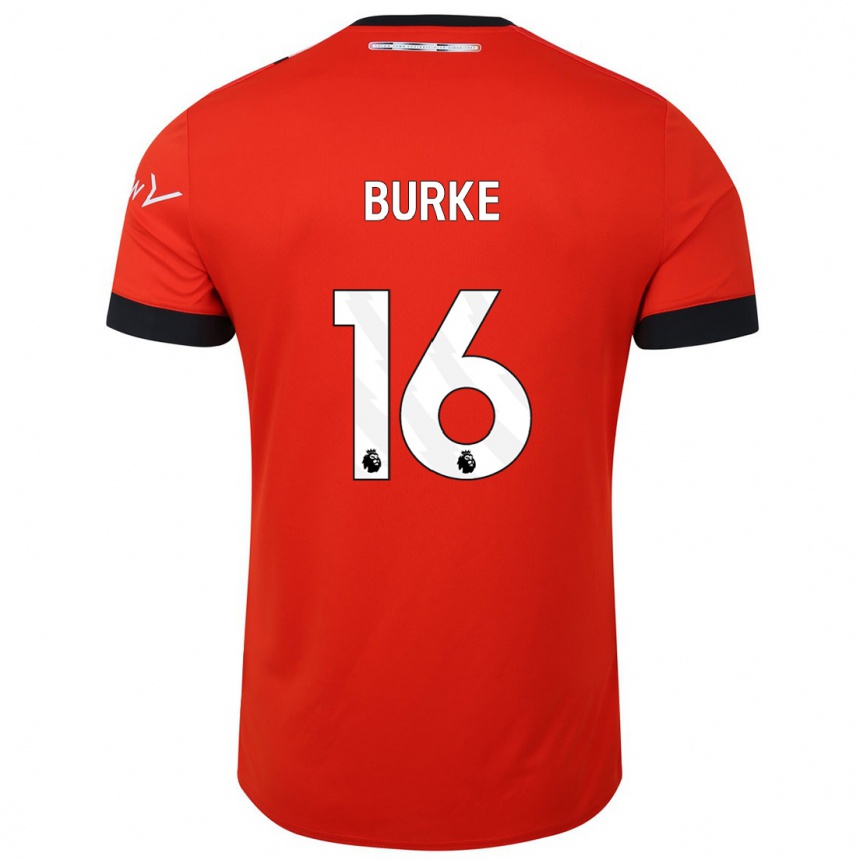 Niño Fútbol Camiseta Reece Burke #16 Rojo 1ª Equipación 2023/24 Perú