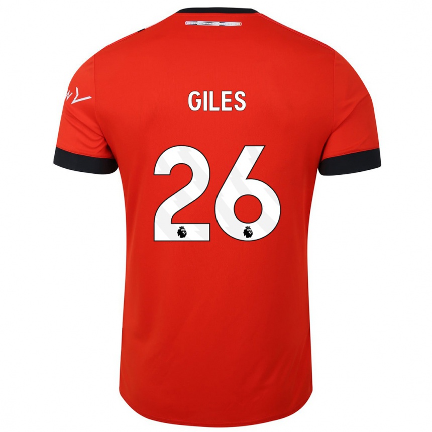 Niño Fútbol Camiseta Ryan Giles #26 Rojo 1ª Equipación 2023/24 Perú