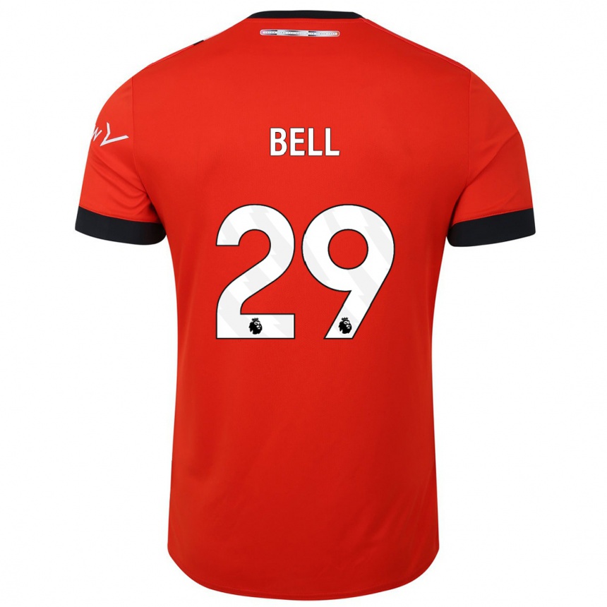 Niño Fútbol Camiseta Amari'i Bell #29 Rojo 1ª Equipación 2023/24 Perú