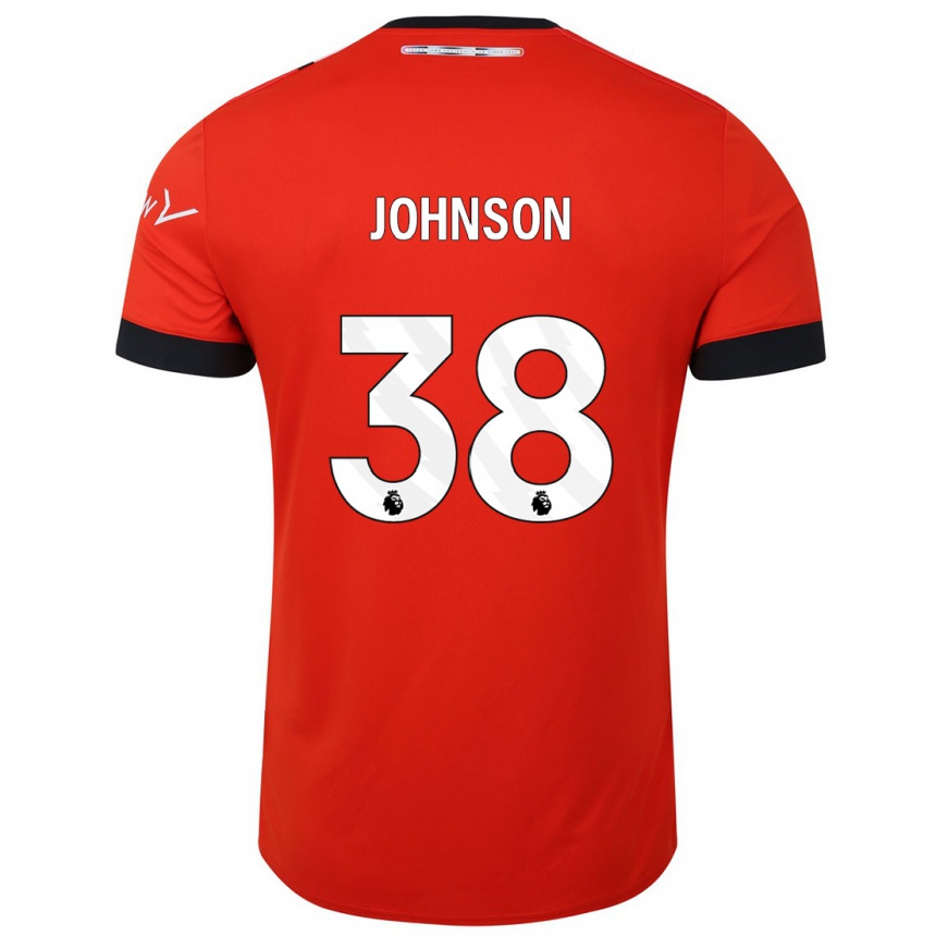 Niño Fútbol Camiseta Joe Johnson #38 Rojo 1ª Equipación 2023/24 Perú