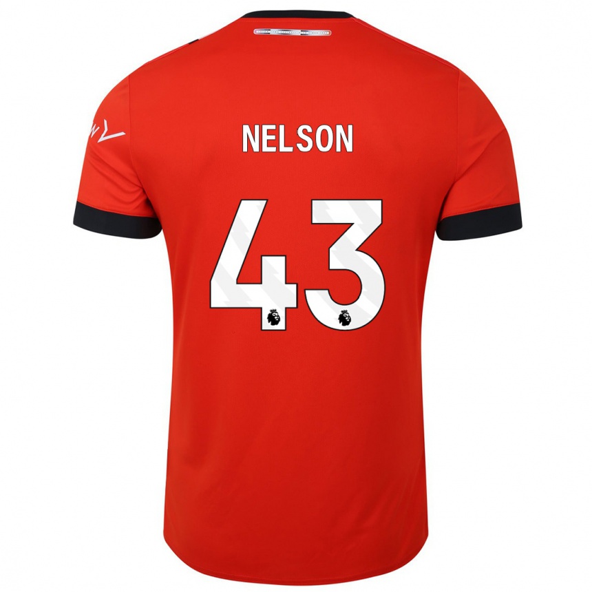 Niño Fútbol Camiseta Zack Nelson #43 Rojo 1ª Equipación 2023/24 Perú