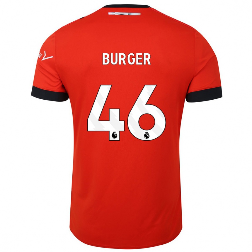 Niño Fútbol Camiseta Jake Burger #46 Rojo 1ª Equipación 2023/24 Perú