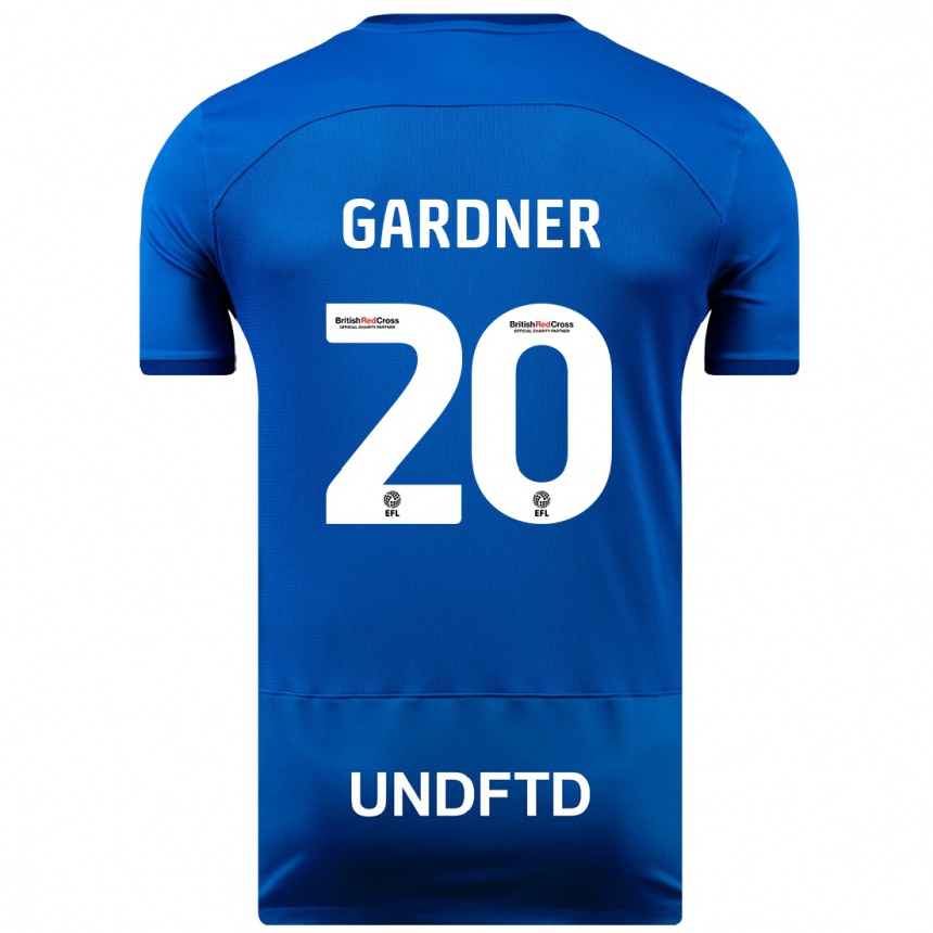 Niño Fútbol Camiseta Gary Gardner #20 Azul 1ª Equipación 2023/24 Perú