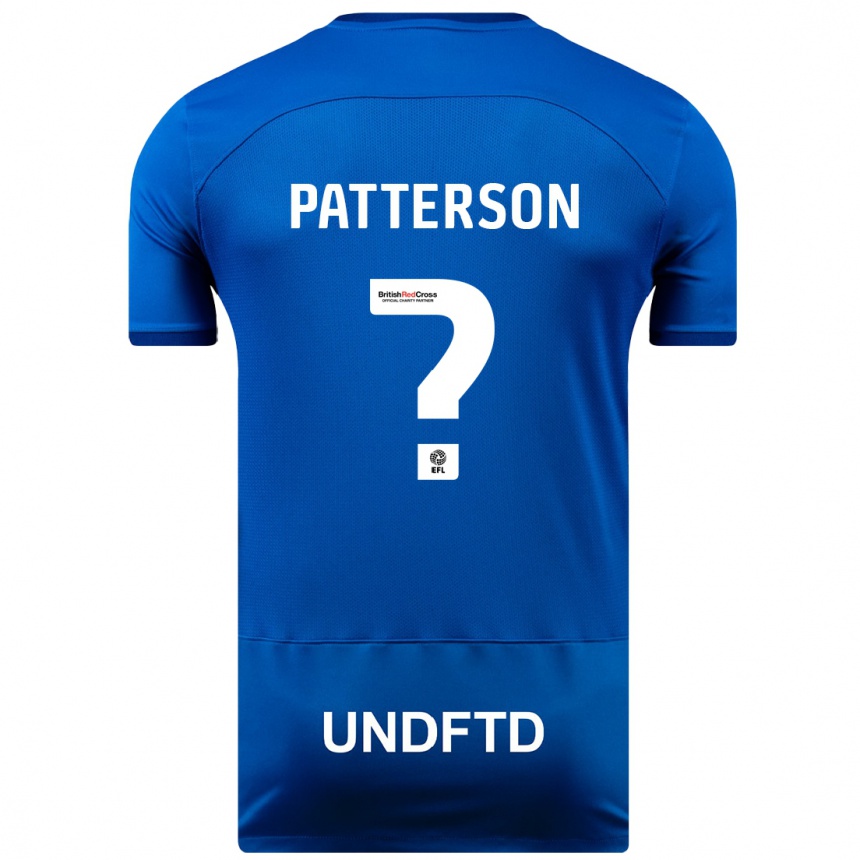 Niño Fútbol Camiseta Rico Patterson #0 Azul 1ª Equipación 2023/24 Perú