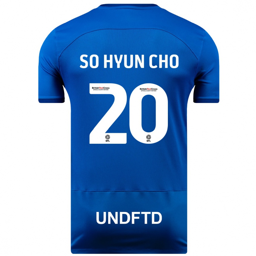 Niño Fútbol Camiseta Cho So-Hyun #20 Azul 1ª Equipación 2023/24 Perú