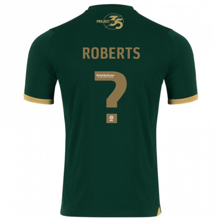 Niño Fútbol Camiseta Caleb Roberts #0 Verde 1ª Equipación 2023/24 Perú