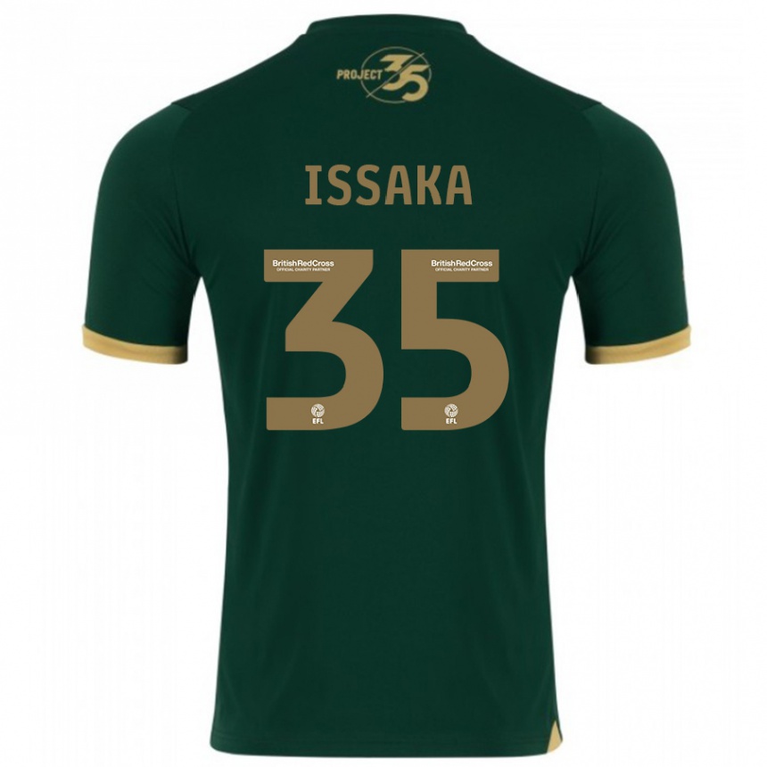 Niño Fútbol Camiseta Freddie Issaka #35 Verde 1ª Equipación 2023/24 Perú