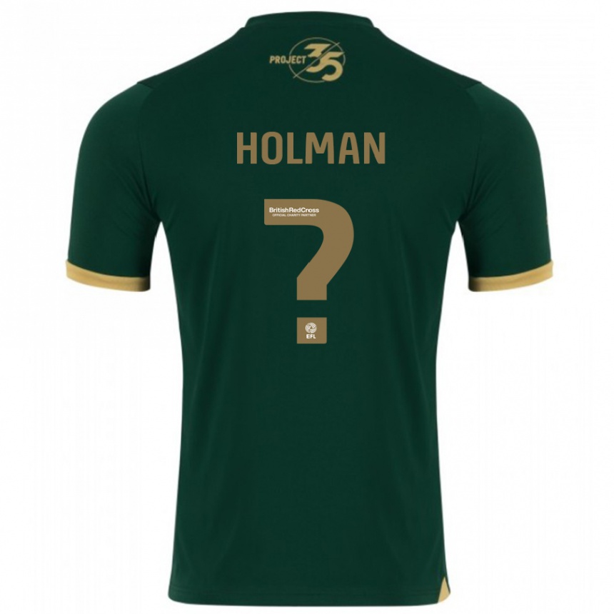 Niño Fútbol Camiseta Daniel Holman #0 Verde 1ª Equipación 2023/24 Perú