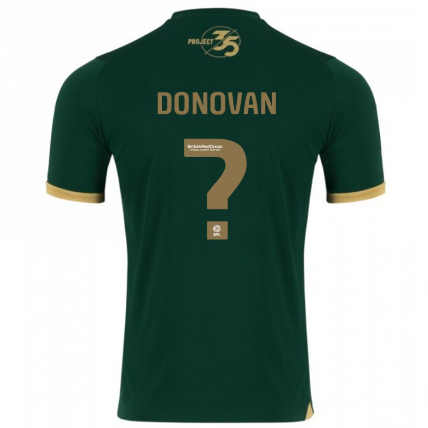 Niño Fútbol Camiseta Henry Donovan #0 Verde 1ª Equipación 2023/24 Perú