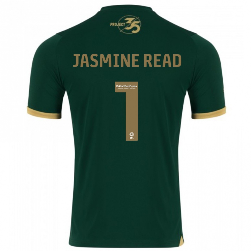 Niño Fútbol Camiseta Jasmine Read #1 Verde 1ª Equipación 2023/24 Perú