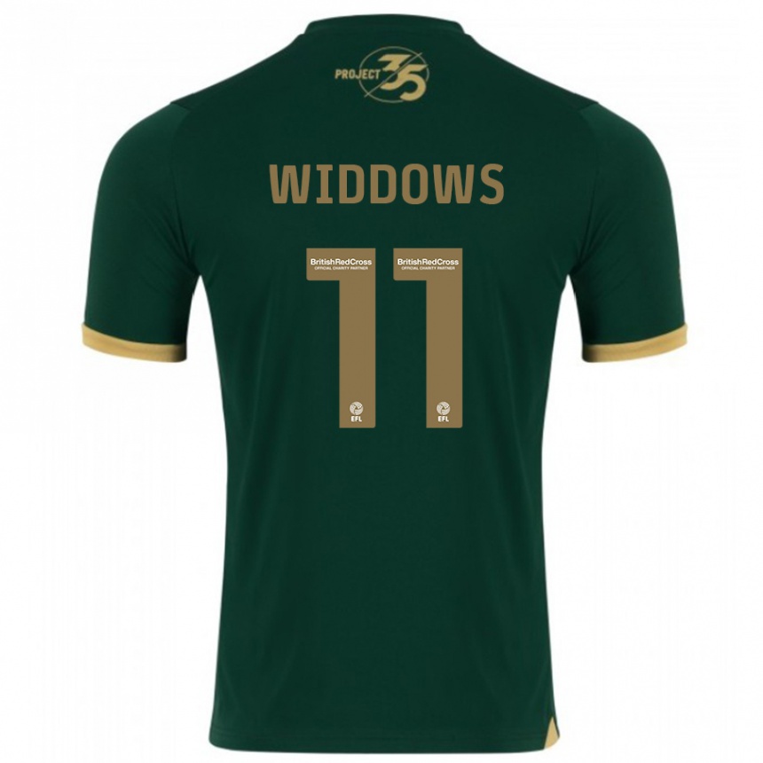 Niño Fútbol Camiseta Jade Widdows #11 Verde 1ª Equipación 2023/24 Perú