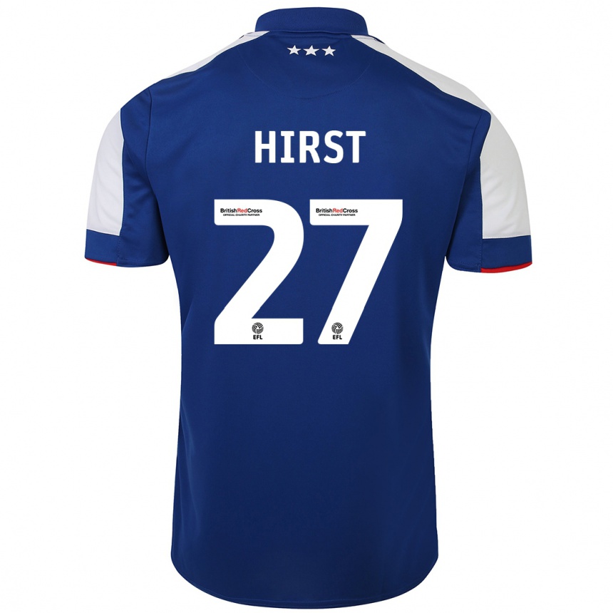 Niño Fútbol Camiseta George Hirst #27 Azul 1ª Equipación 2023/24 Perú