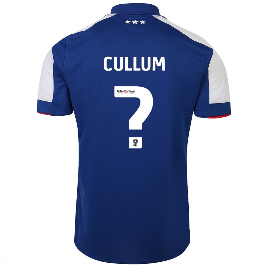 Niño Fútbol Camiseta Danny Cullum #0 Azul 1ª Equipación 2023/24 Perú