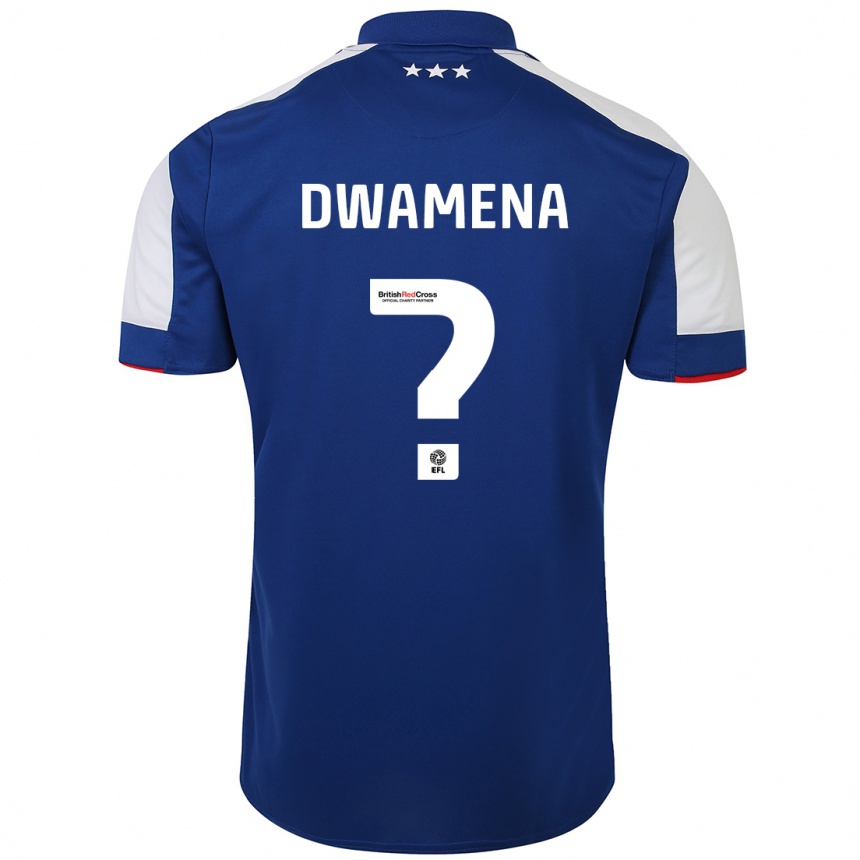 Niño Fútbol Camiseta Nick Nkansa-Dwamena #0 Azul 1ª Equipación 2023/24 Perú