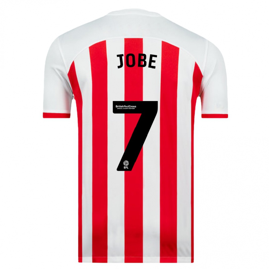 Niño Fútbol Camiseta Jobe Bellingham #7 Blanco 1ª Equipación 2023/24 Perú