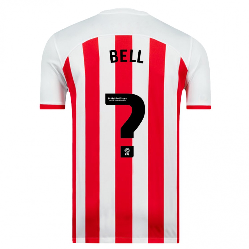 Niño Fútbol Camiseta Luke Bell #0 Blanco 1ª Equipación 2023/24 Perú