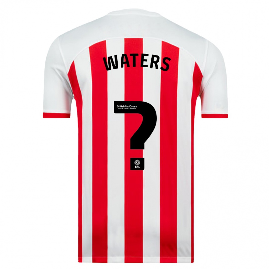 Niño Fútbol Camiseta Jake Waters #0 Blanco 1ª Equipación 2023/24 Perú