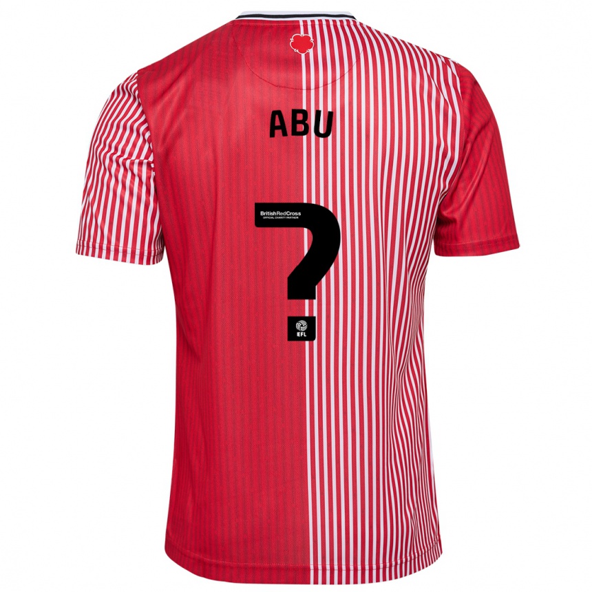 Niño Fútbol Camiseta Derrick Abu #0 Rojo 1ª Equipación 2023/24 Perú