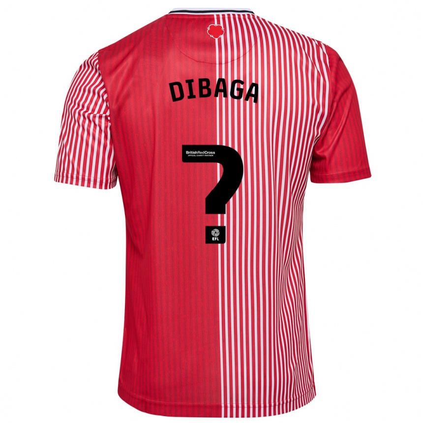 Niño Fútbol Camiseta Sufianu Sillah Dibaga #0 Rojo 1ª Equipación 2023/24 Perú