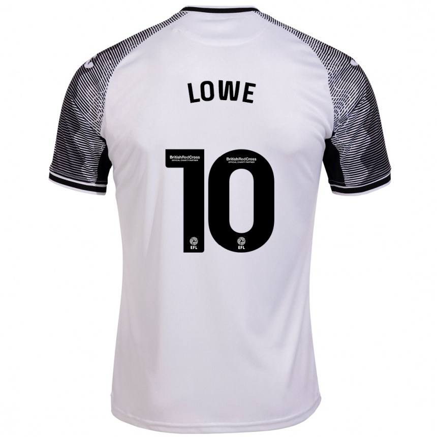 Niño Fútbol Camiseta Jamal Lowe #10 Blanco 1ª Equipación 2023/24 Perú